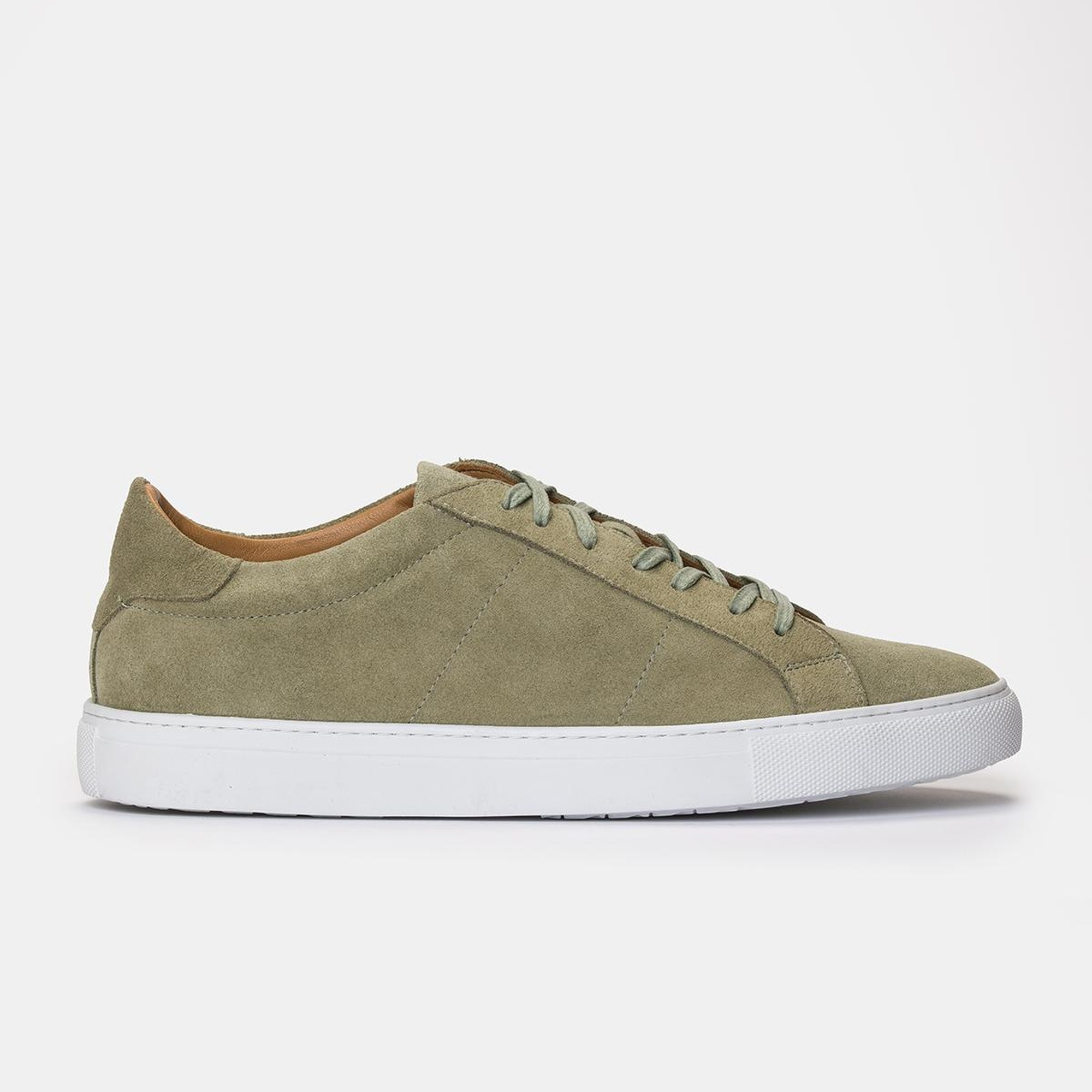 Erkek Yeşil Süet Sneaker