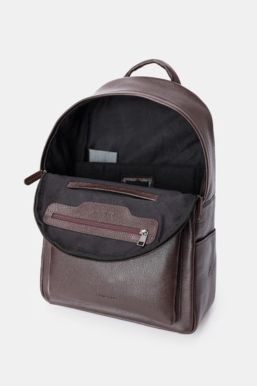  Erkek Kahverengi Deri Sırt Çantası