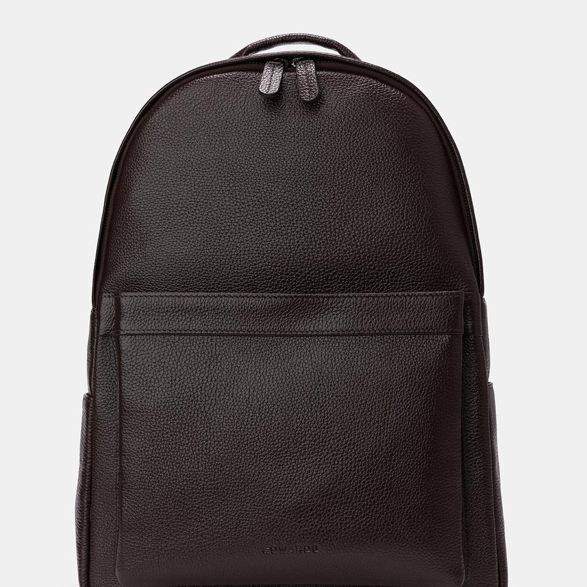 Erkek Kahverengi Deri Sırt Çantası