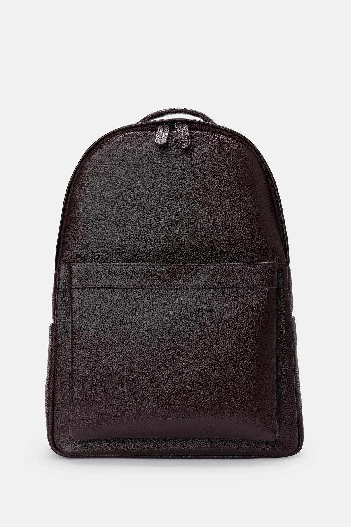  Erkek Kahverengi Deri Sırt Çantası