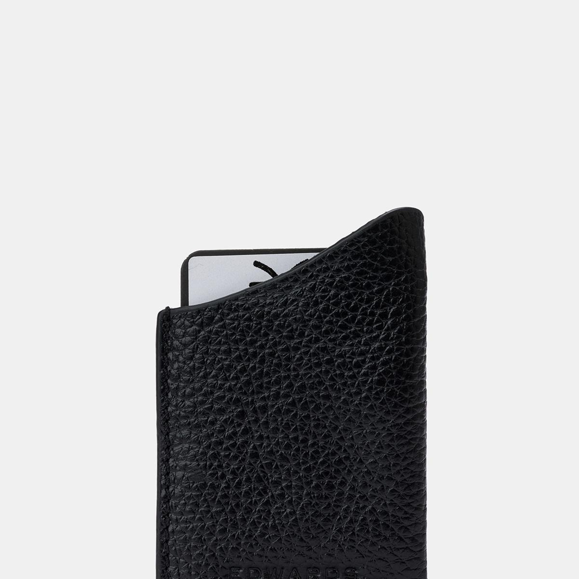 Erkek Siyah Deri Kartlık