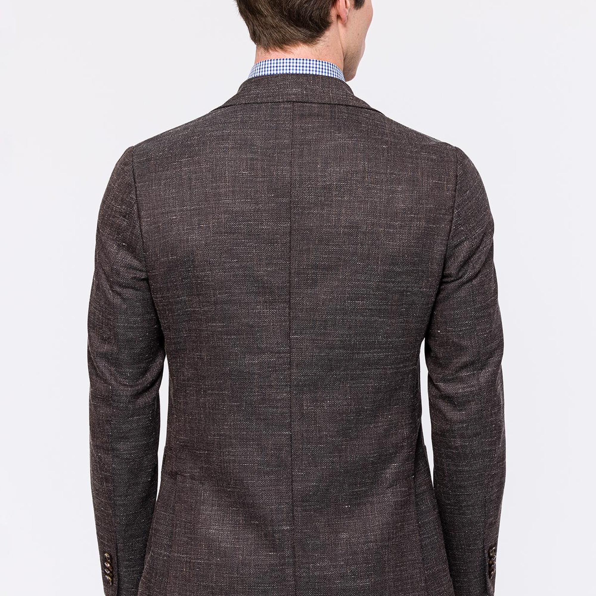 Erkek Kahverengi Vitale Barberis Yün Spor Ceket