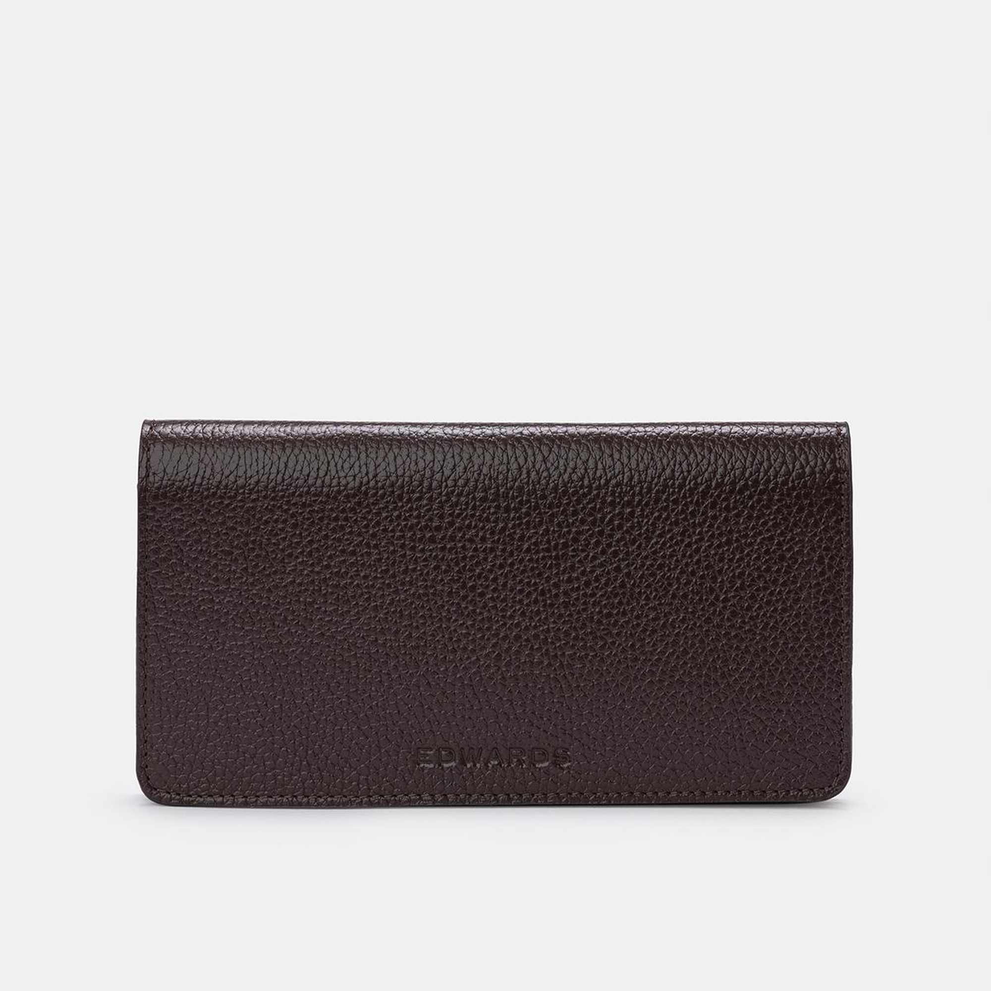 Erkek Kahverengi Deri Telefon Cepli Cüzdan