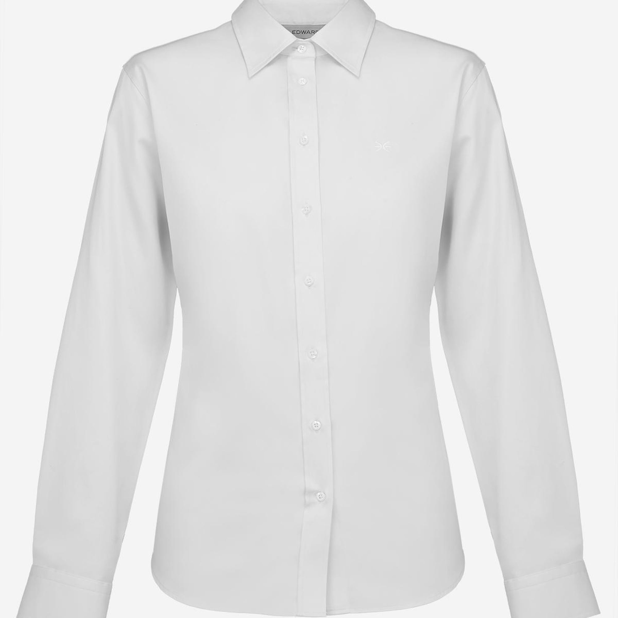 Kadın Beyaz Saten Gömlek