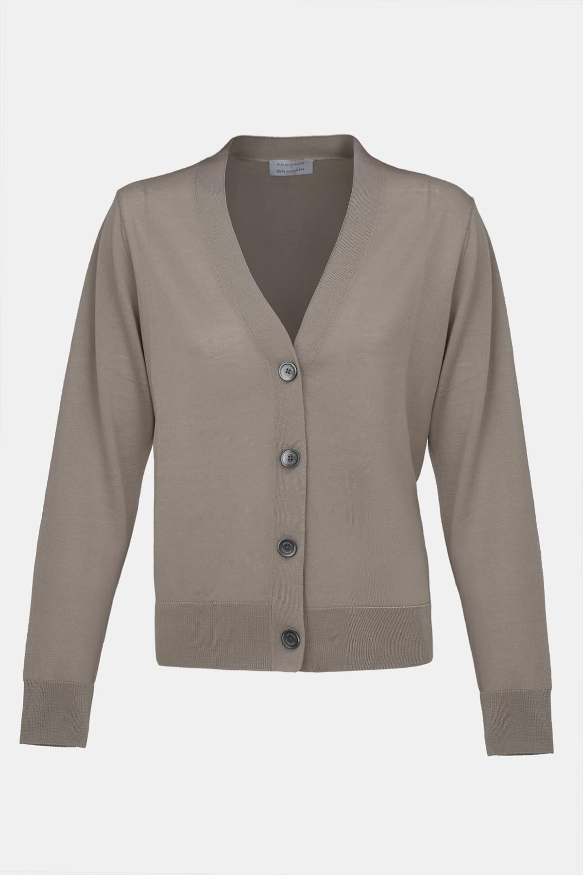  Kadın Bej Yün Hırka