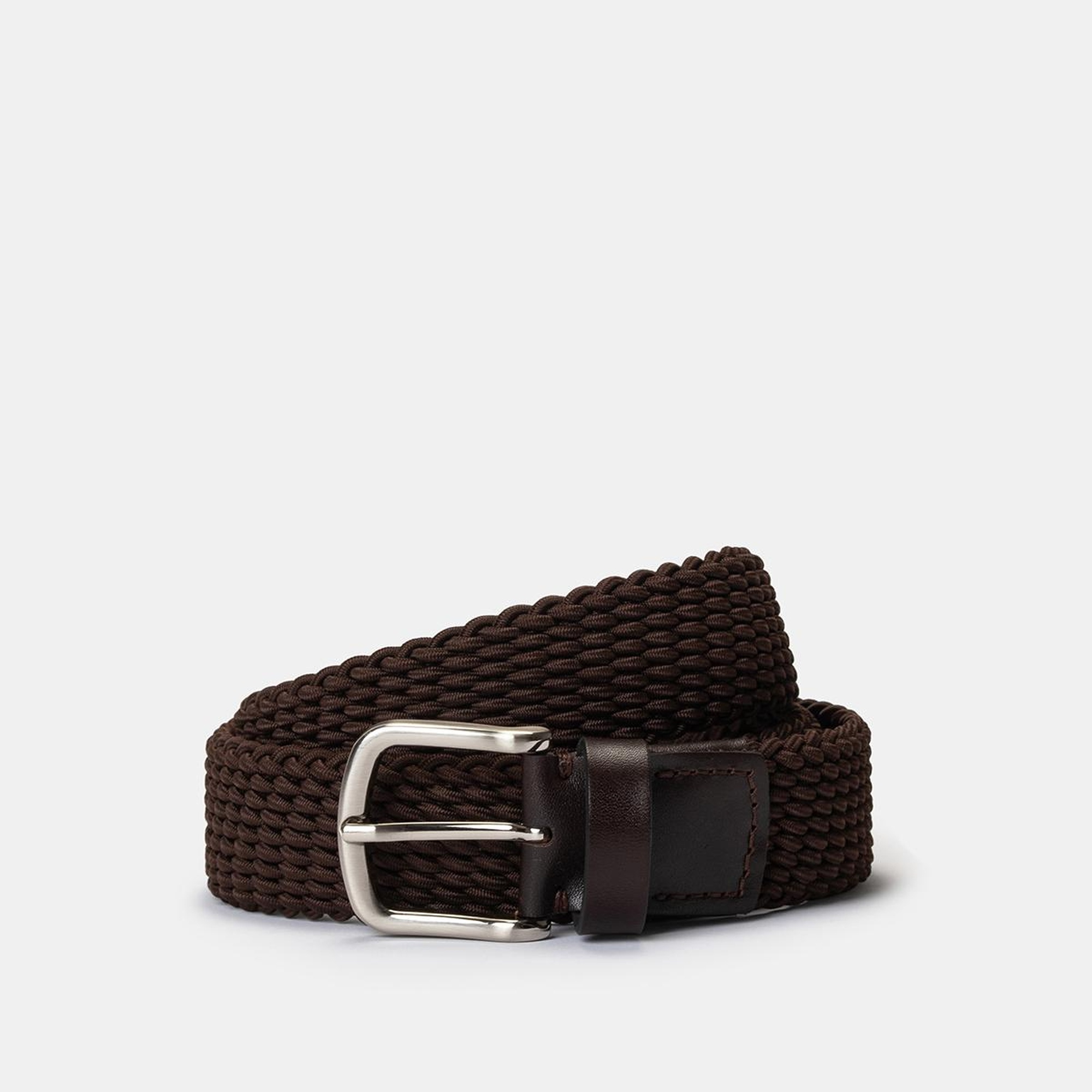 Erkek Kahverengi Örgü Kemer