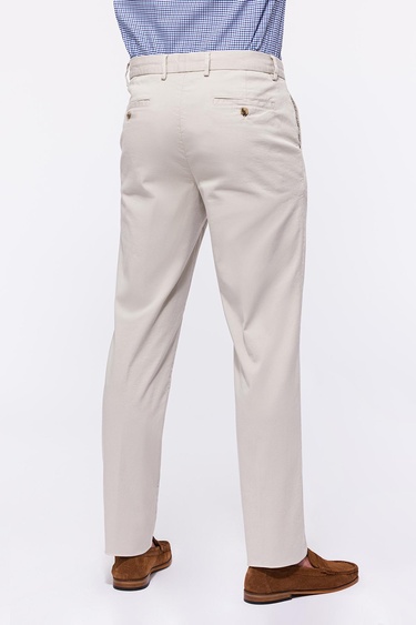  Erkek Bej Chino Pantolon