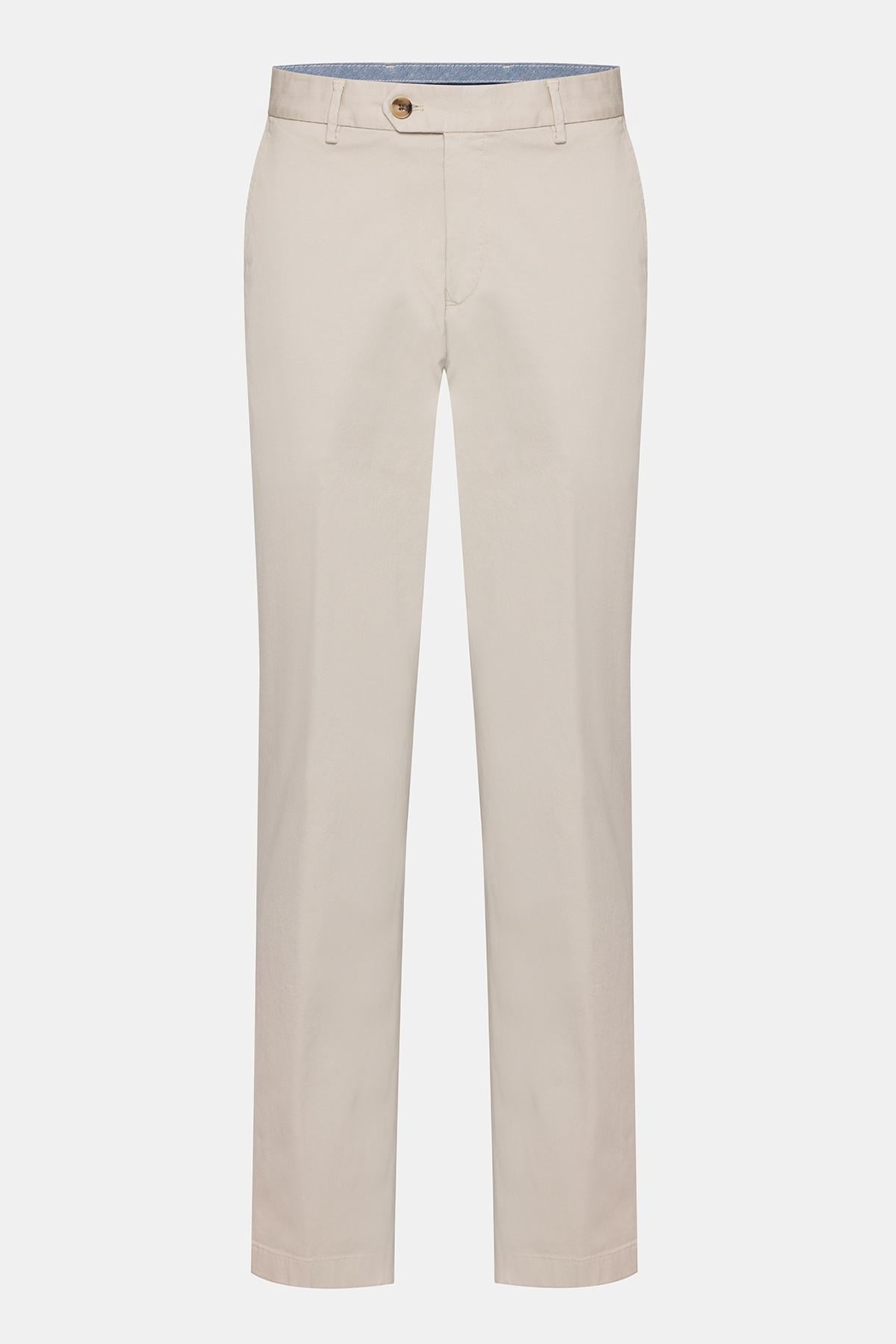  Erkek Bej Chino Pantolon