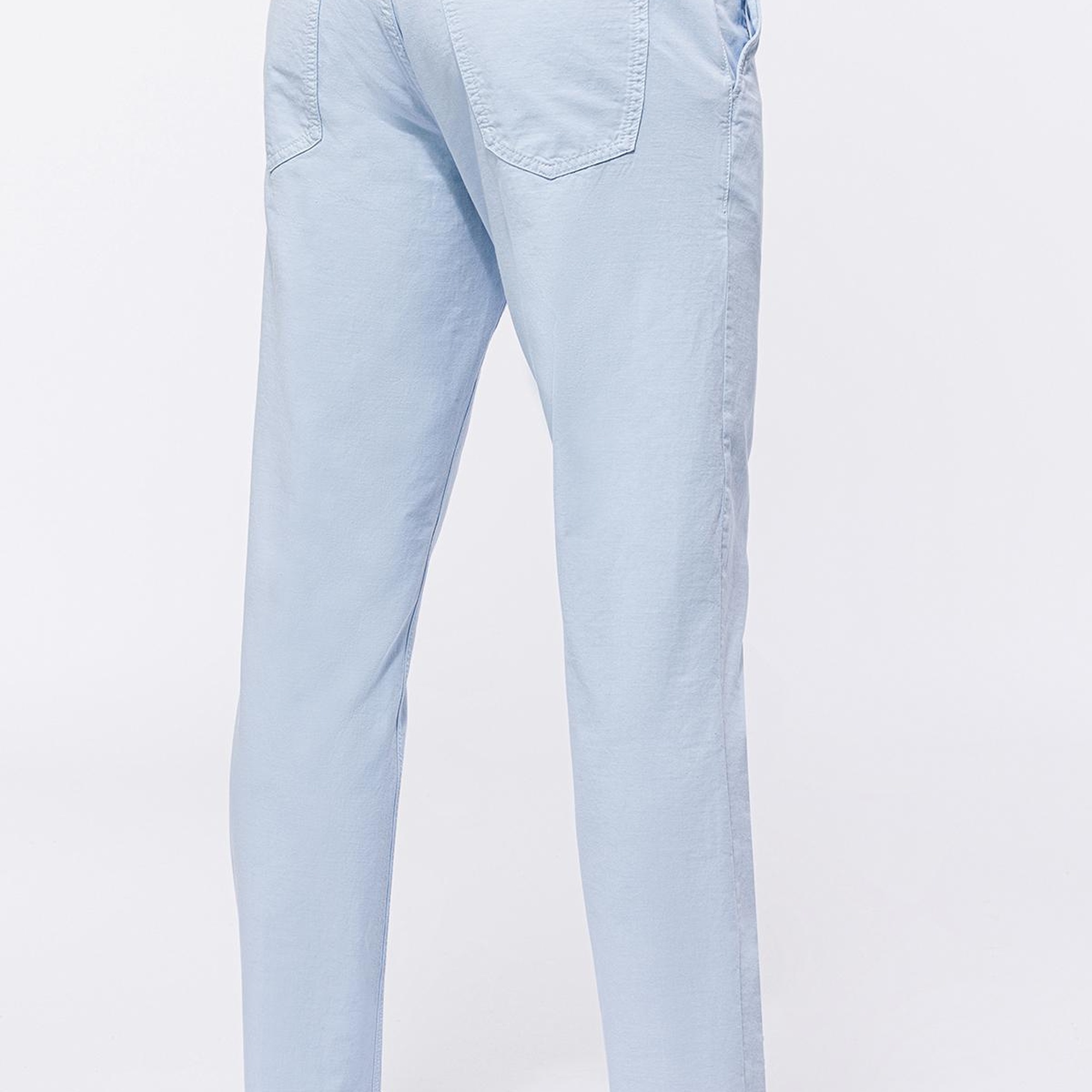 Erkek Mavi Yan Cep Pantolon