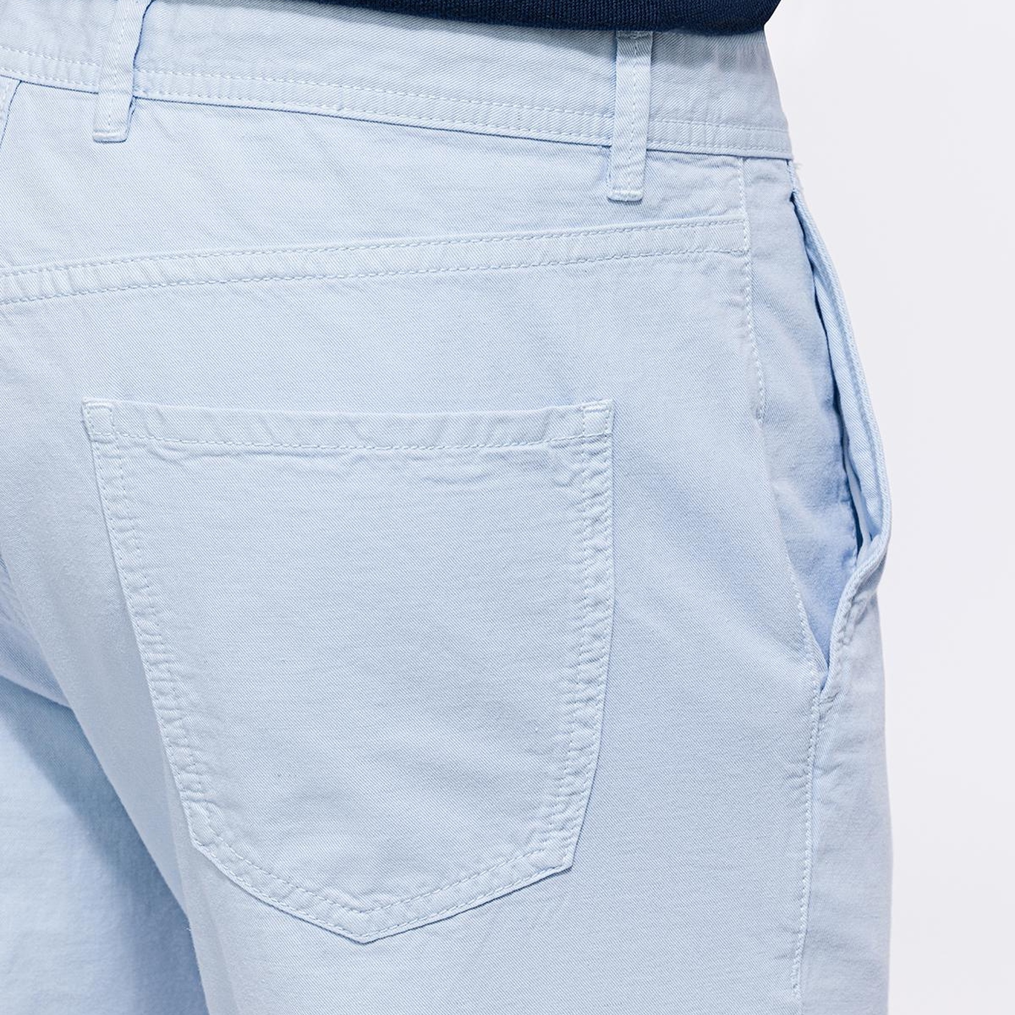 Erkek Mavi Yan Cep Pantolon