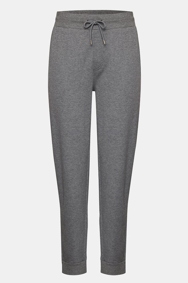  Erkek Gri Melanj Organik Pamuklu Eşofman Altı