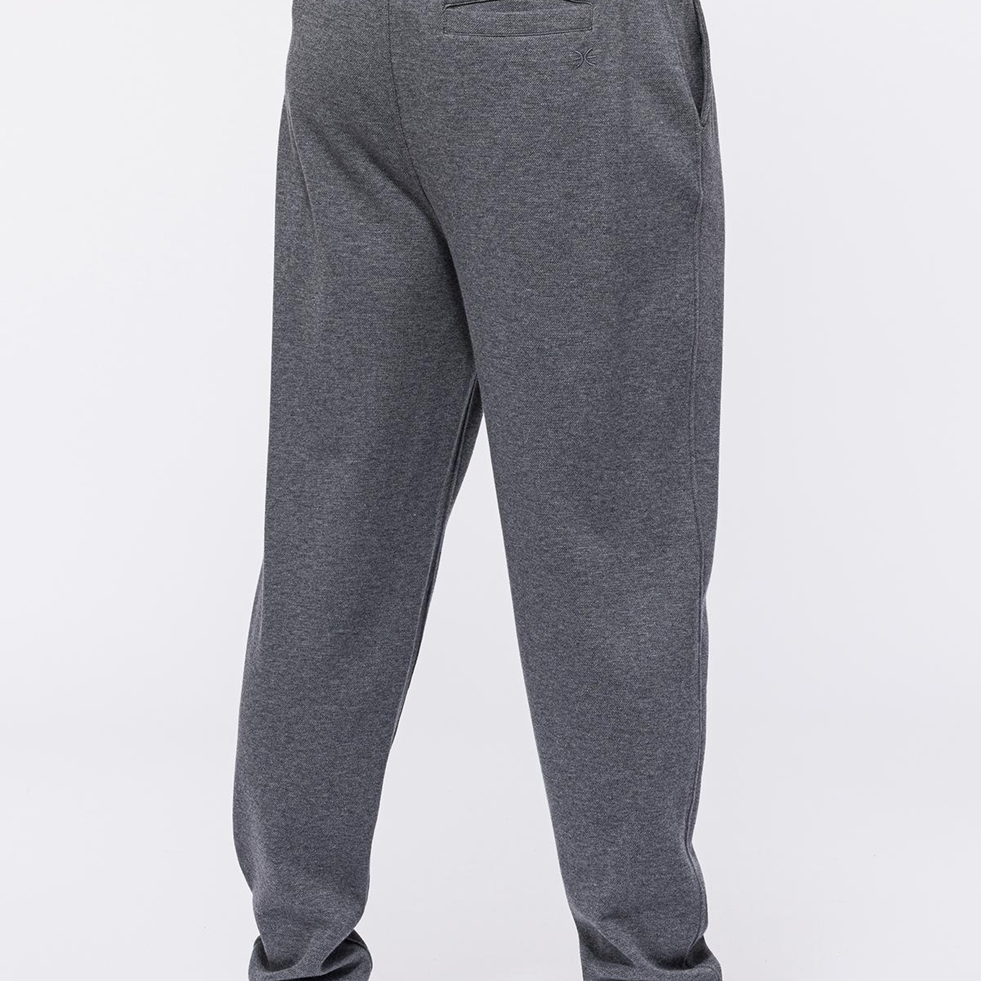 Erkek Gri Melanj Organik Pamuklu Eşofman Altı