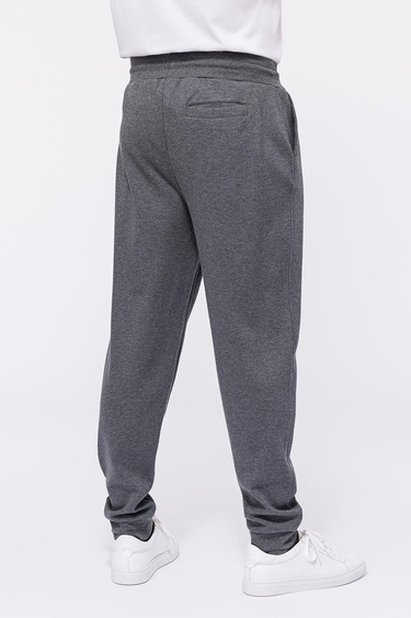  Erkek Gri Melanj Organik Pamuklu Eşofman Altı