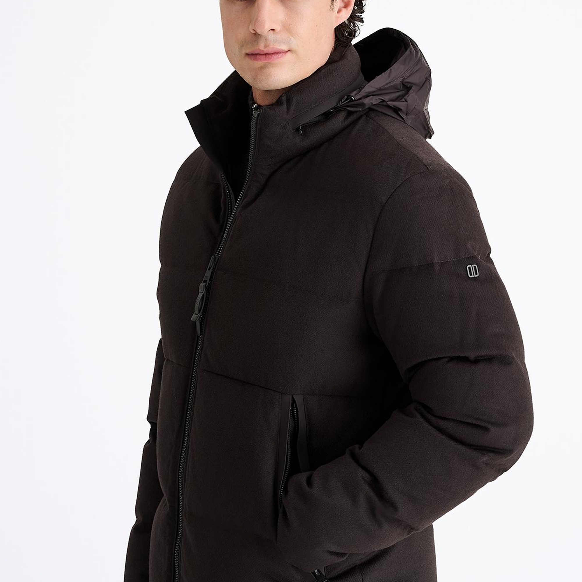 Erkek Kahverengi Şişme Mont