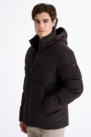  Erkek Kahverengi Şişme Mont