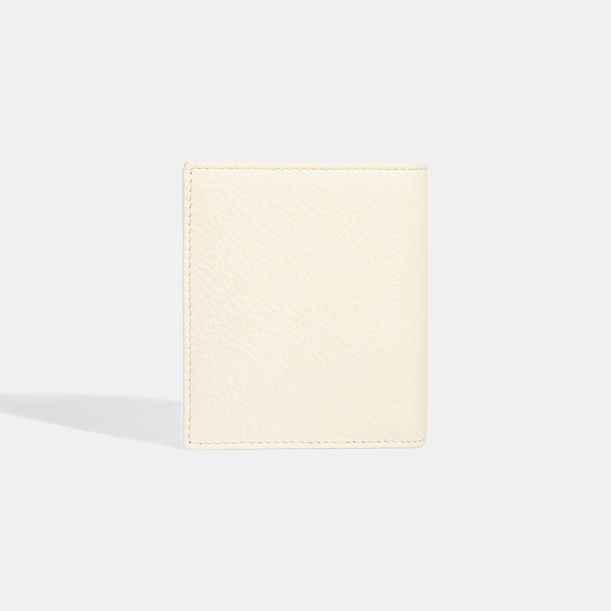 Kadın Beyaz D Logolu Deri Cüzdan