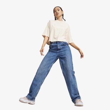  Puma Classics+ Oversized Kadın Pembe T-Shirt