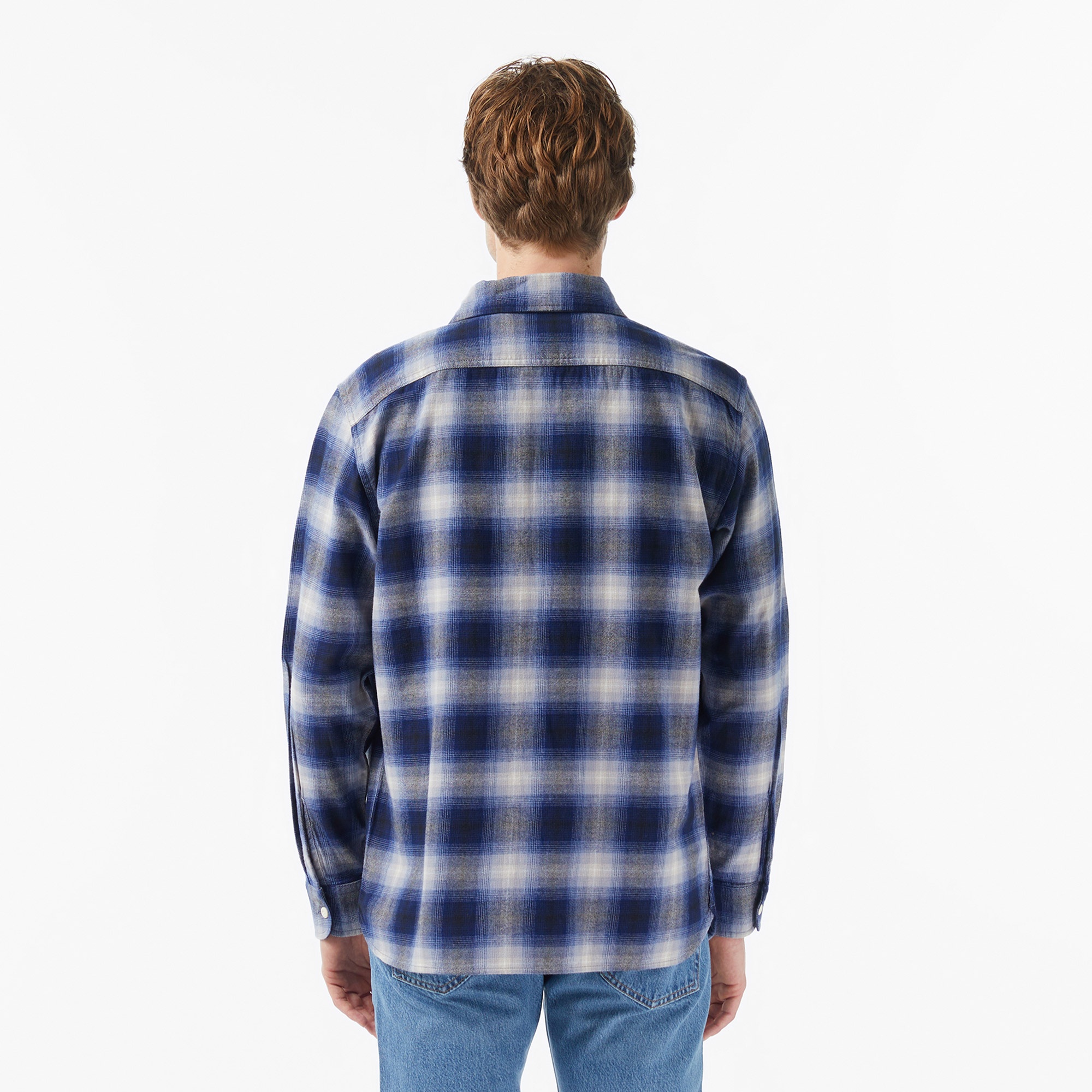Levi's Classic Worker Jericho Plaid Depths Erkek Mavi Gömlek