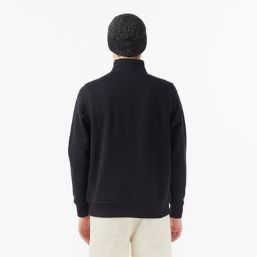  Dickies Oakport 1/4 Zip Crew Erkek Siyah Sweatshirt