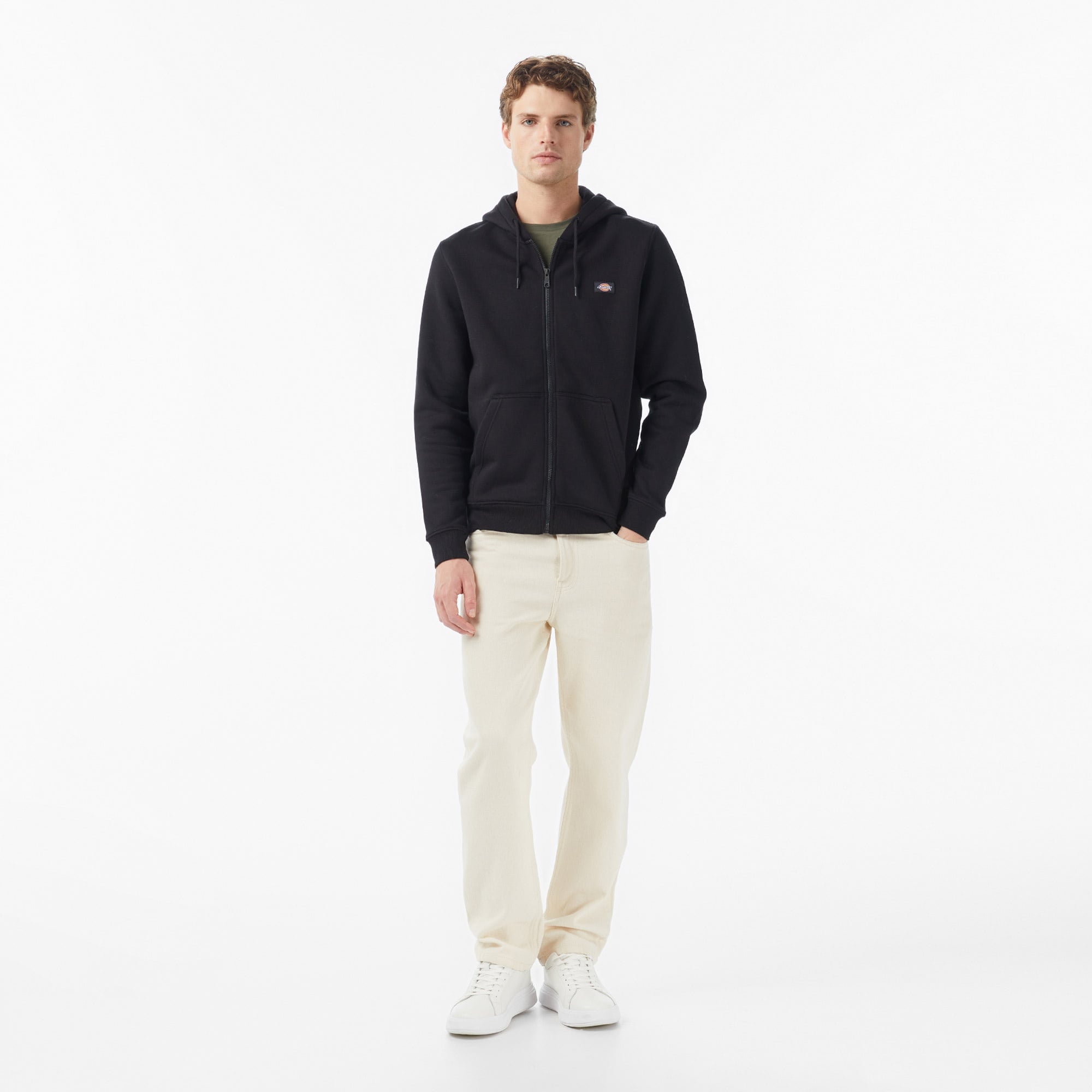 Dickies Oakport Zip Erkek Siyah Sweatshirt