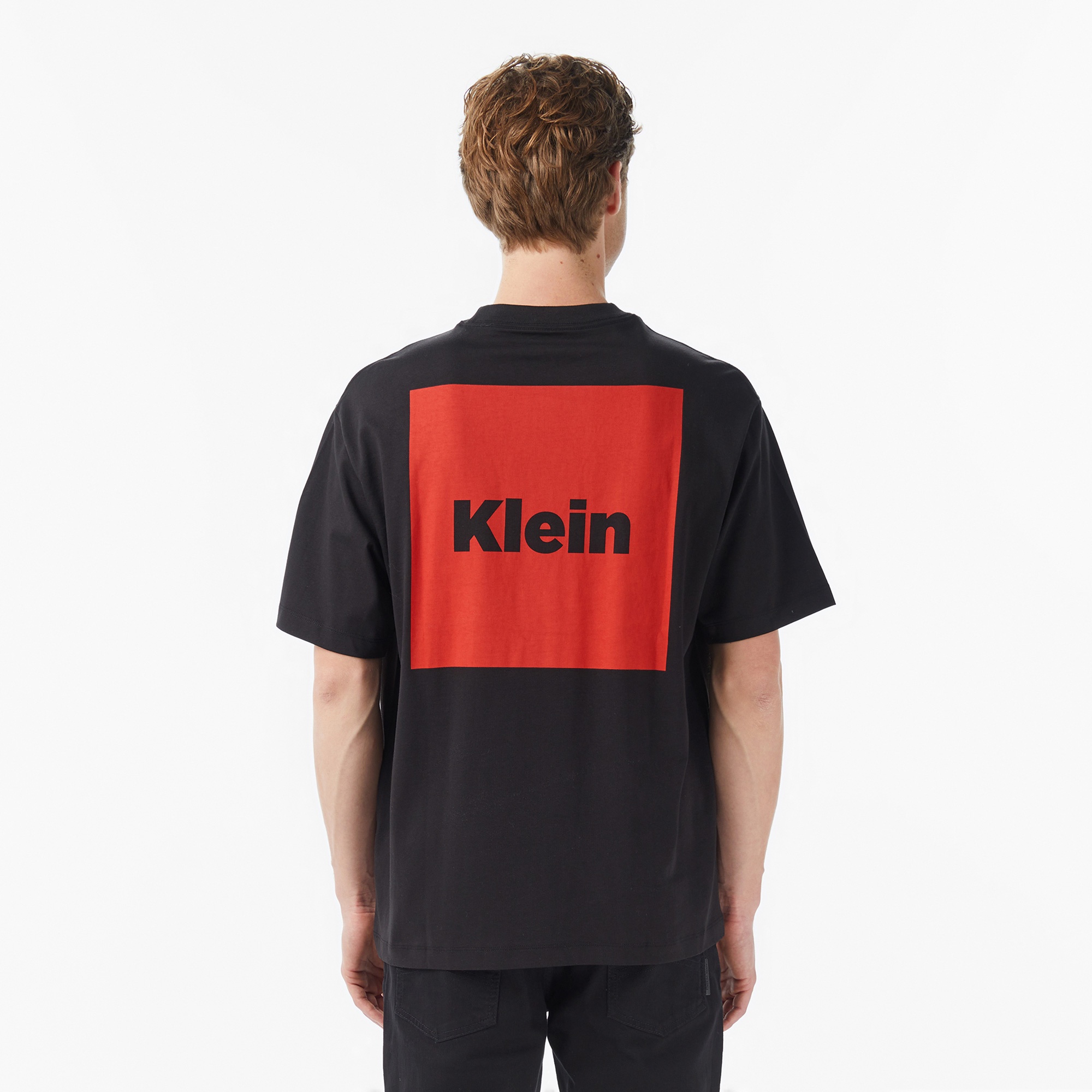 Calvin Klein Box Graphic Erkek Siyah T-Shirt