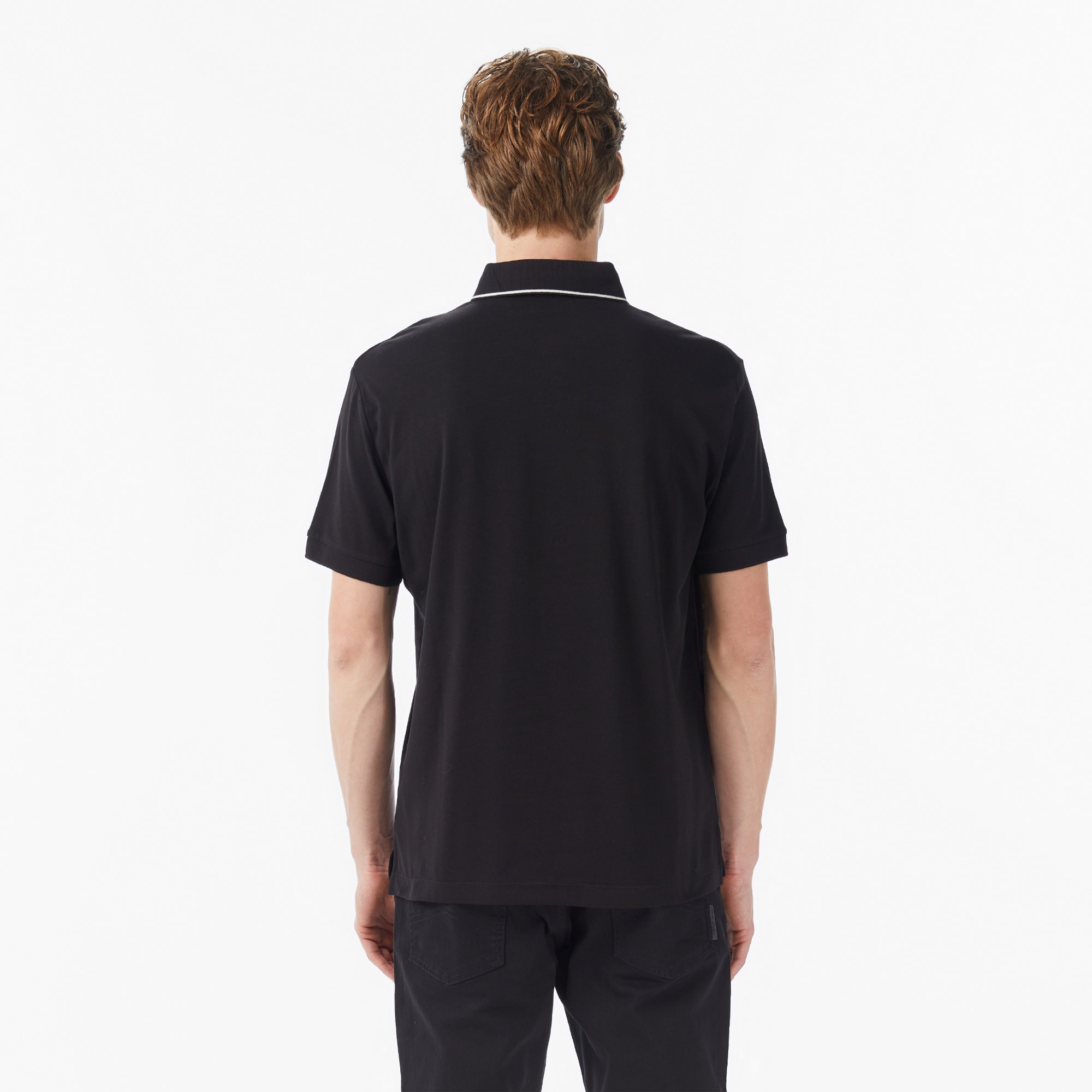 Armani Exchange Erkek Siyah Polo