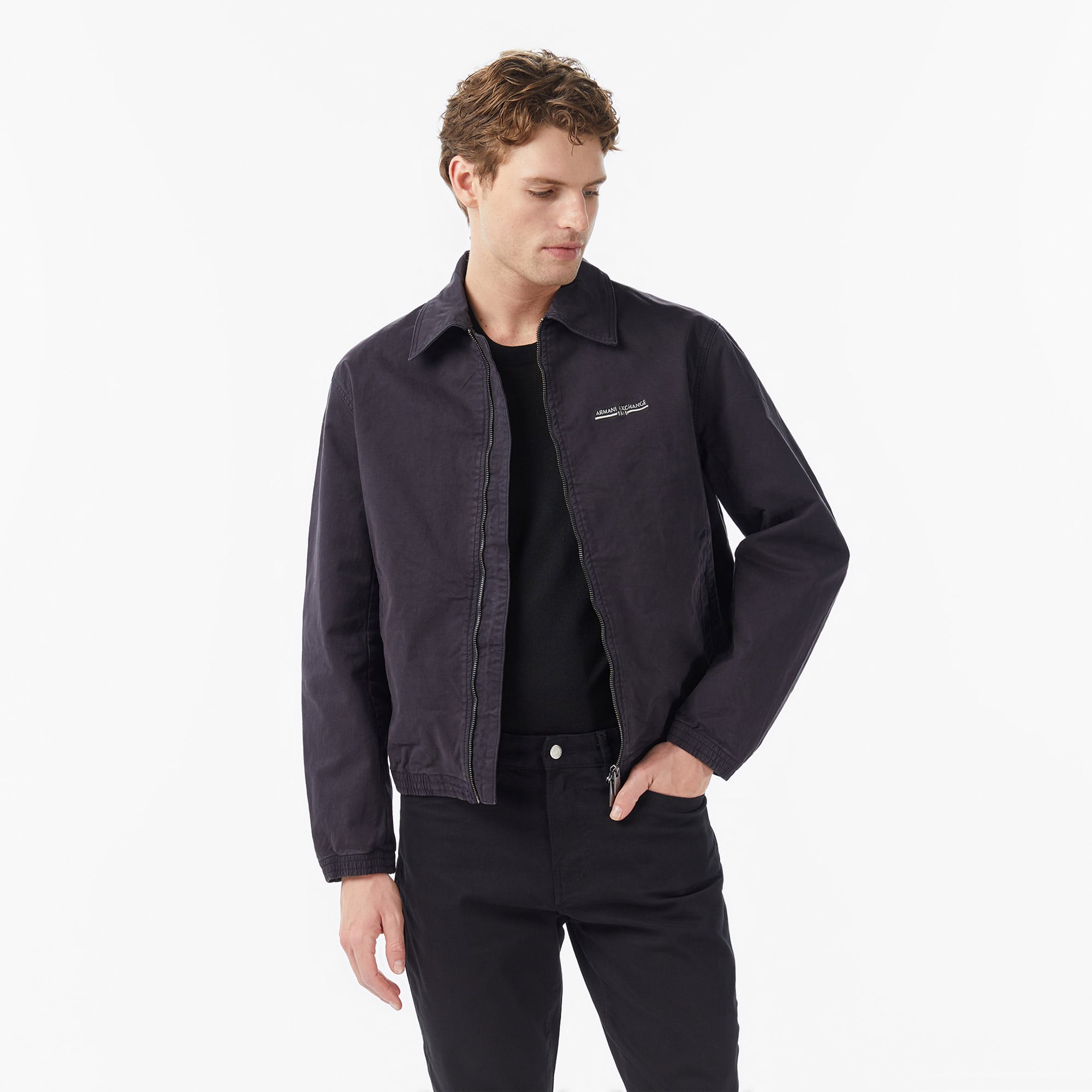  Armani Exchange Erkek Lacivert Ceket