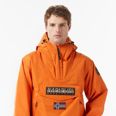  Napapijri Rainforest Next Erkek Turuncu Ceket