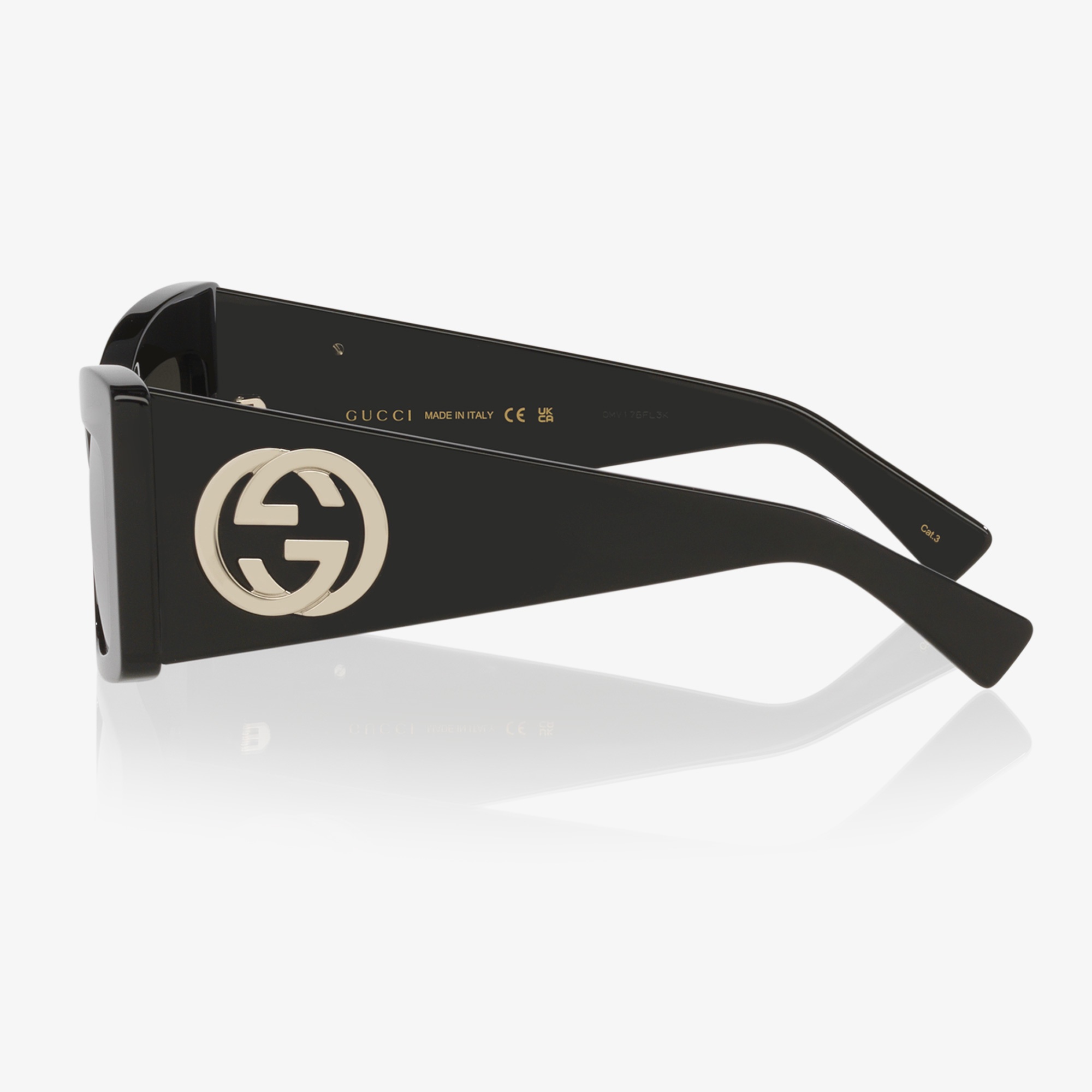 Gucci 0GC002386 Kadın Siyah Güneş Gözlüğü