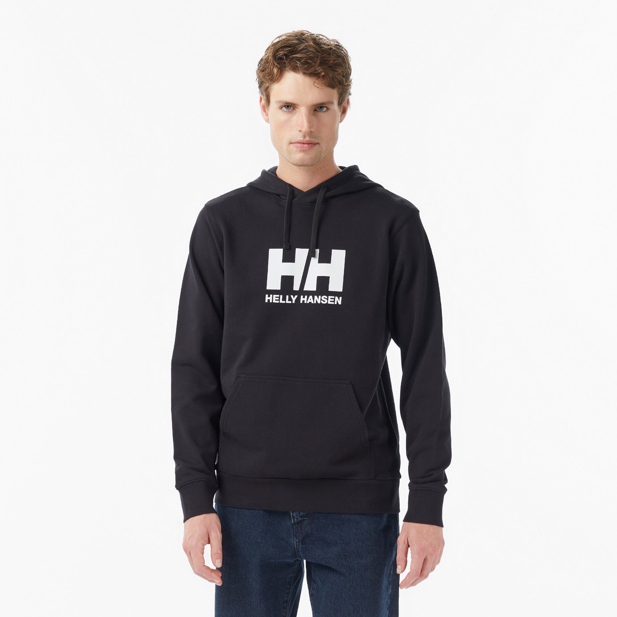 Helly Hansen Logo 3.0 Erkek Siyah Sweatshirt