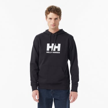  Helly Hansen Logo 3.0 Erkek Siyah Sweatshirt