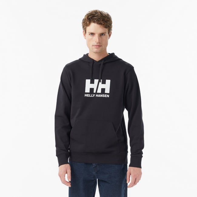  Helly Hansen Logo 3.0 Erkek Siyah Sweatshirt