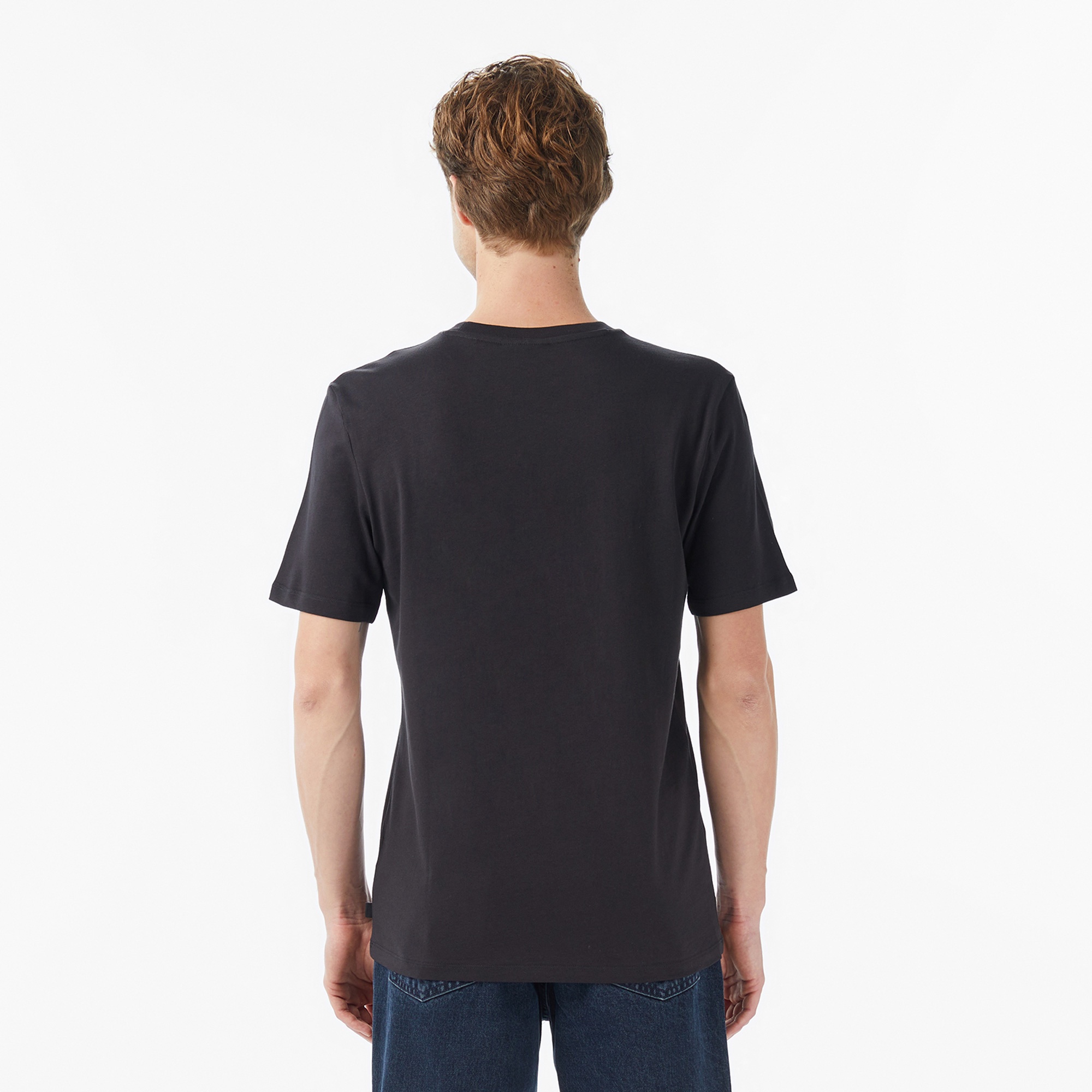 Scotch&Soda Regular Fit Left Chest Logo Erkek Gri T-Shirt