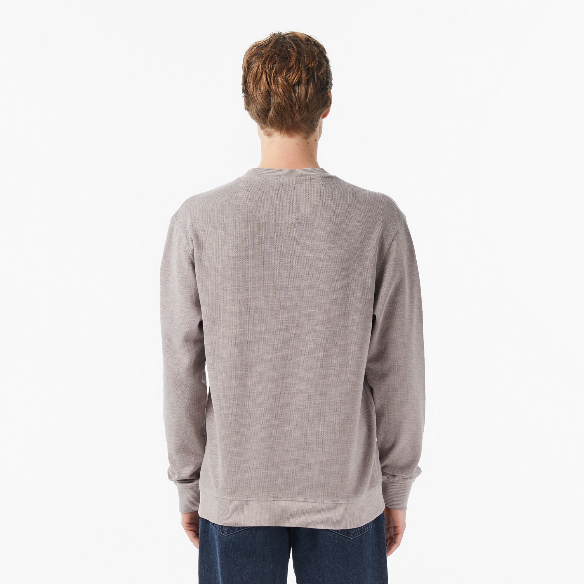 Scotch&Soda G/D Structured Erkek Gri Sweatshirt