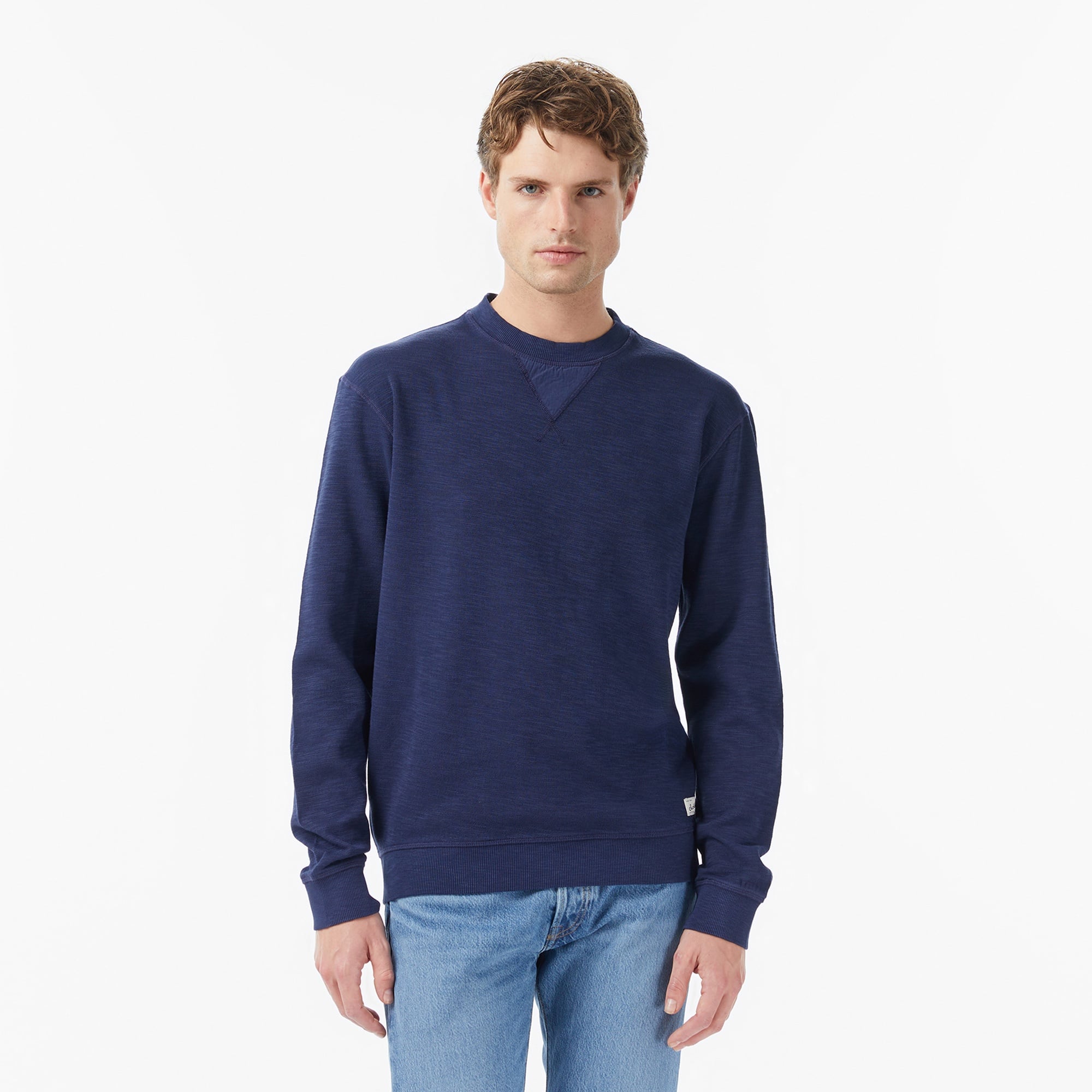 Scotch&Soda G/D Structured Erkek Lacivert Sweatshirt