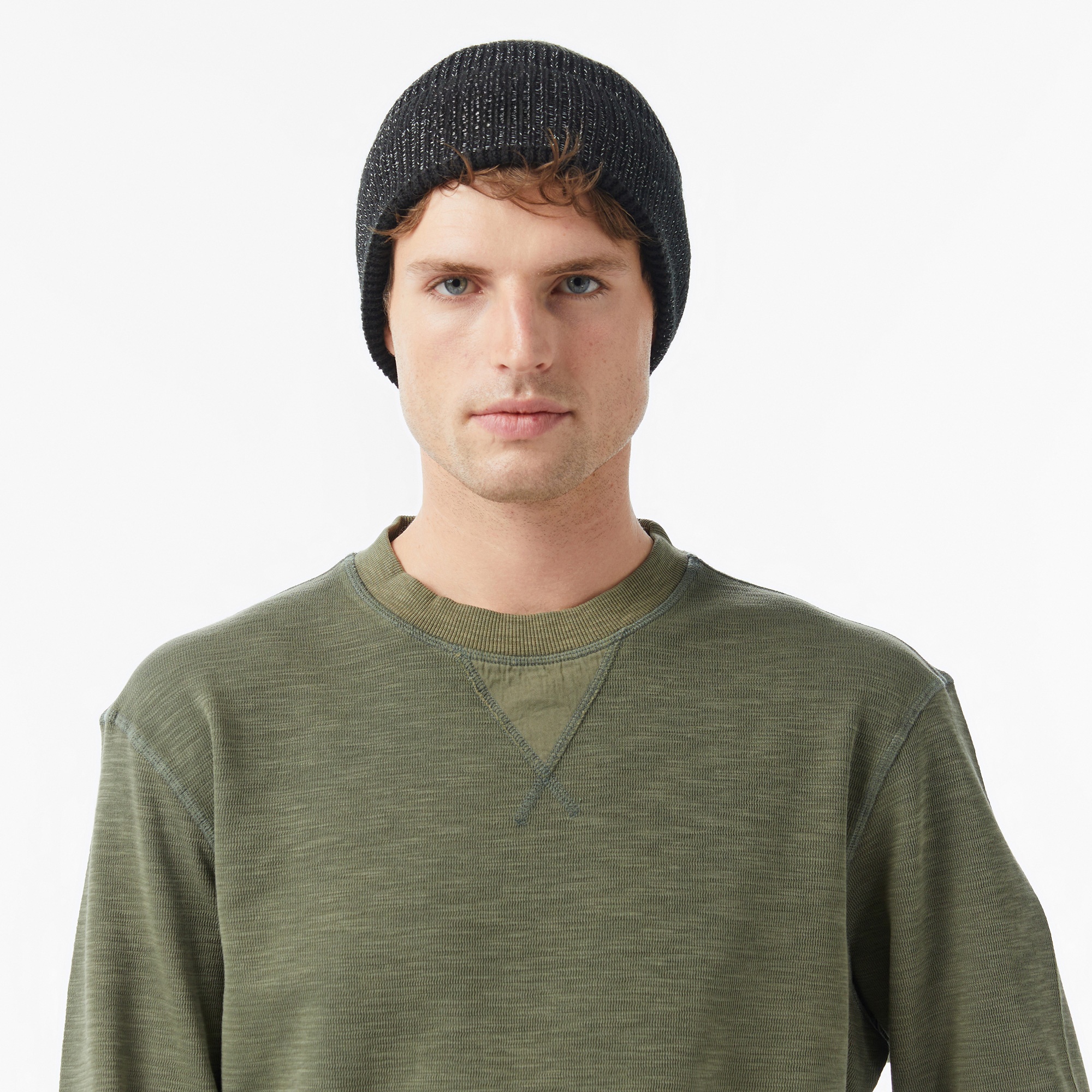 Scotch&Soda G/D Structured Erkek Yeşil Sweatshirt