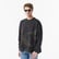 Scotch&Soda Loose Fit Overdyed Erkek Gri Sweatshirt