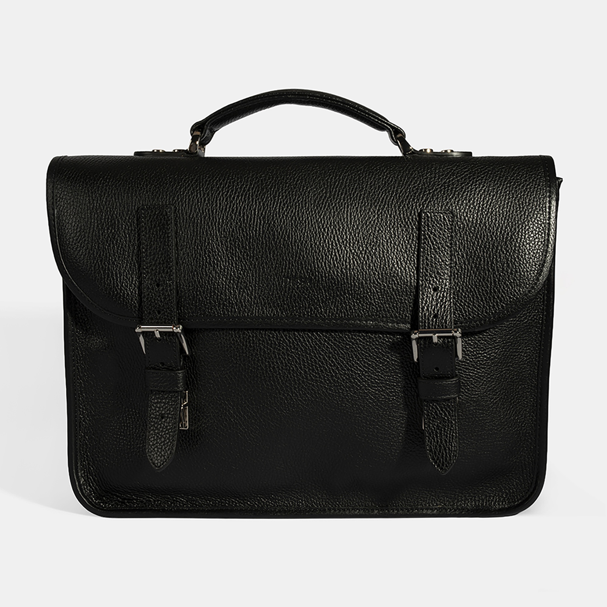 Erkek Siyah Deri Evrak Çantası
