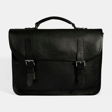  Erkek Siyah Deri Evrak Çantası