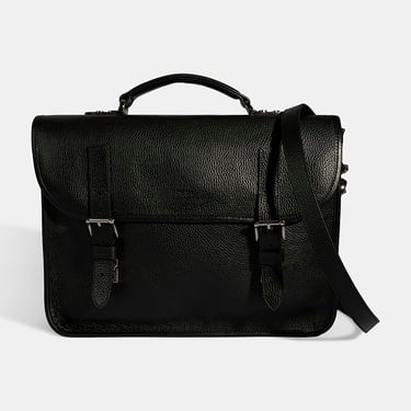  Erkek Siyah Deri Evrak Çantası