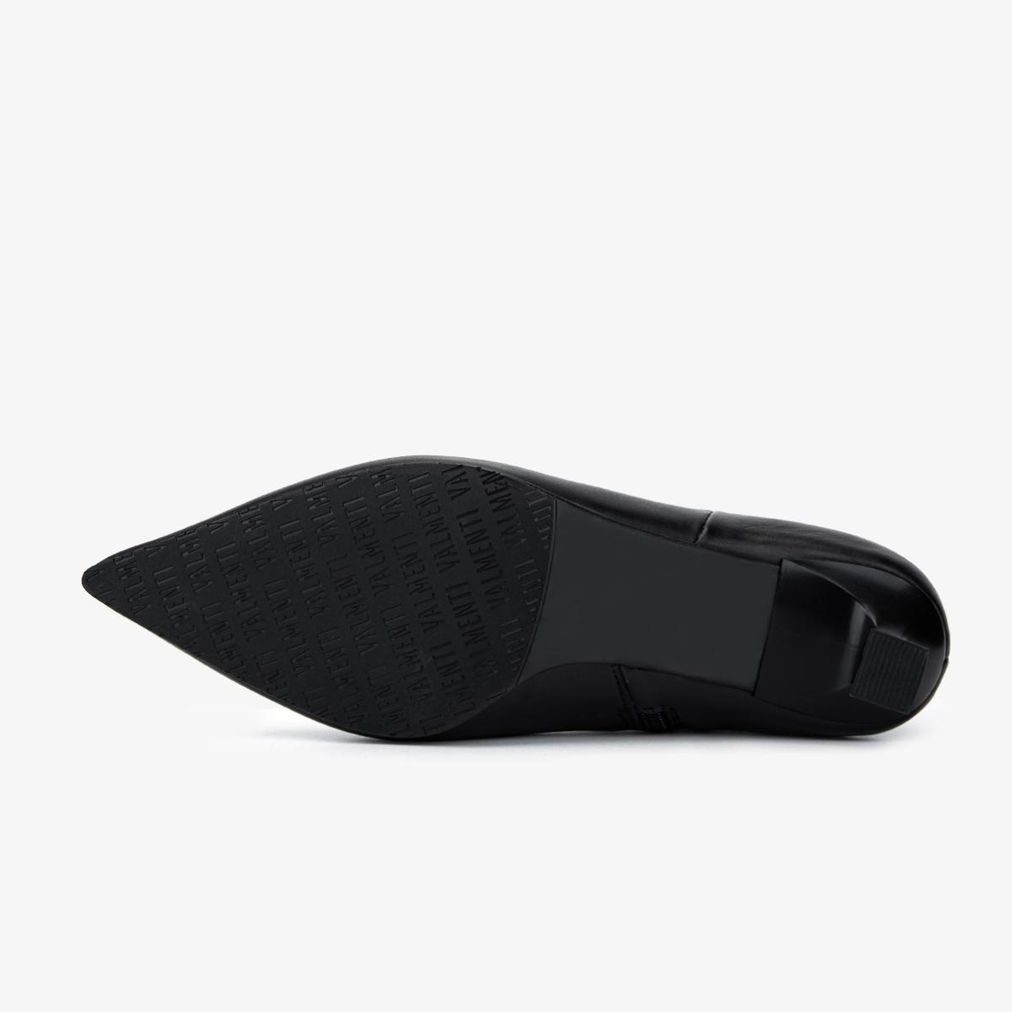 Valmenti Kadın Hakiki Deri Siyah Deri Topuklu Bot