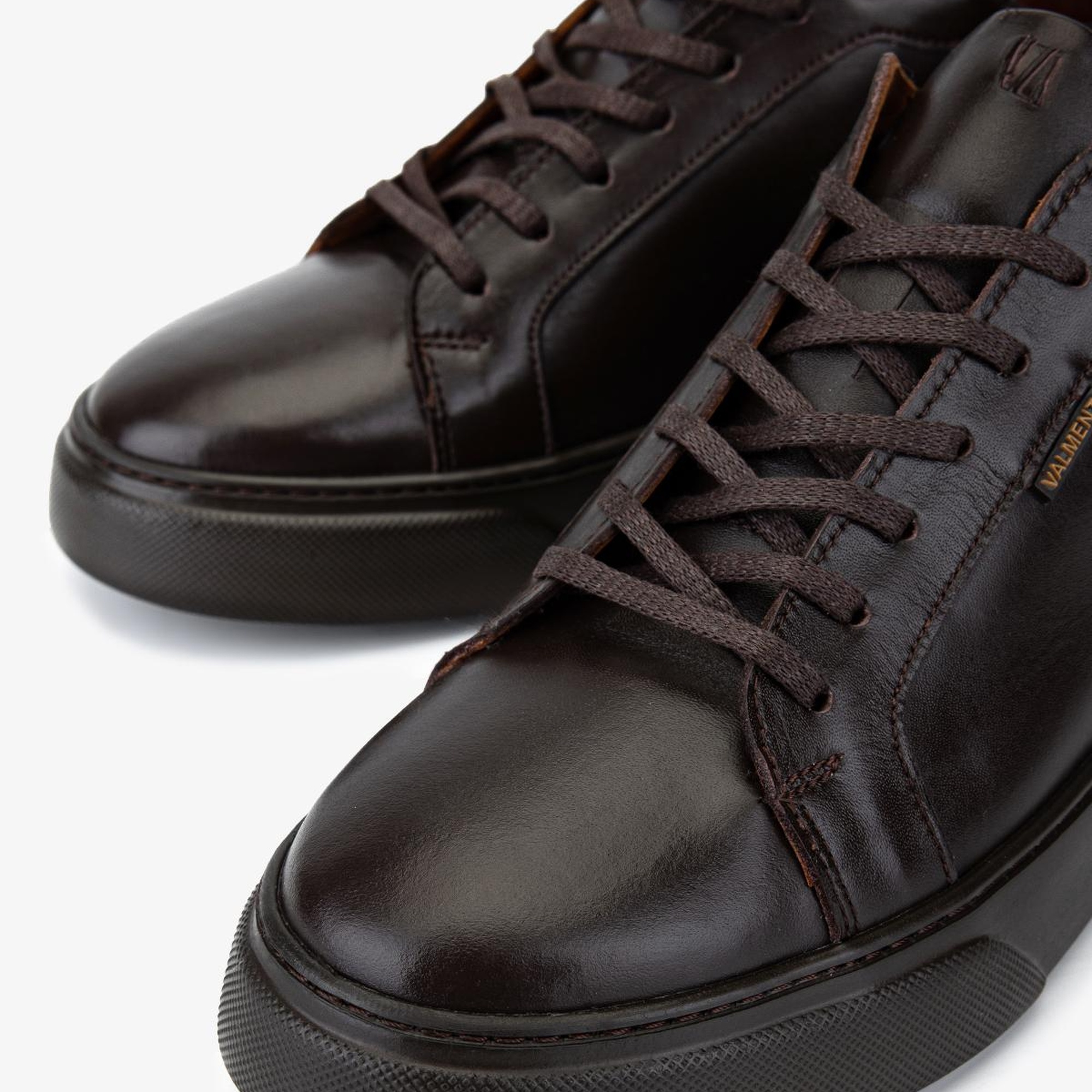 Valmenti Erkek Hakiki Deri Kahverengi Sneakers & Spor Ayakkabı