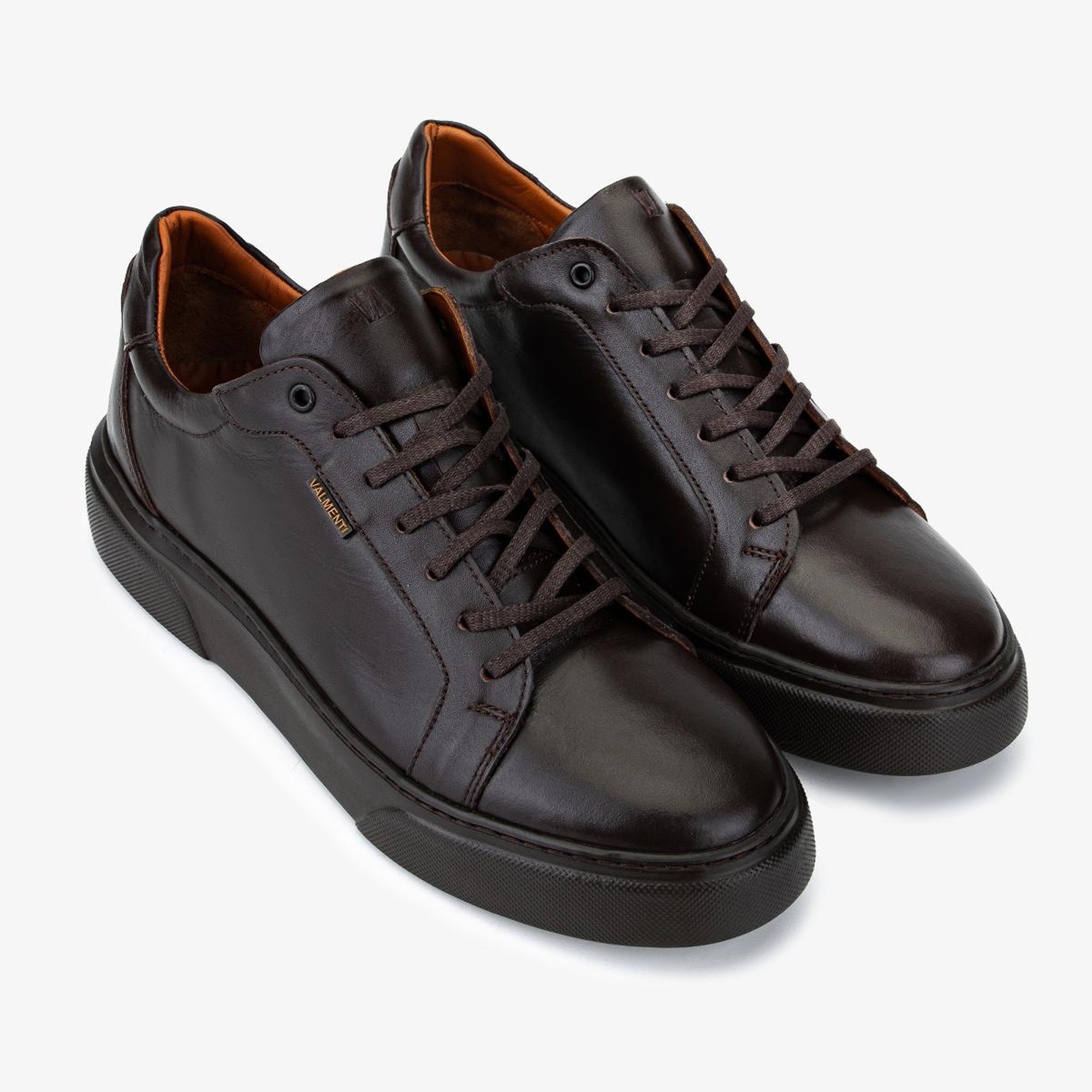 Valmenti Erkek Hakiki Deri Kahverengi Sneakers & Spor Ayakkabı