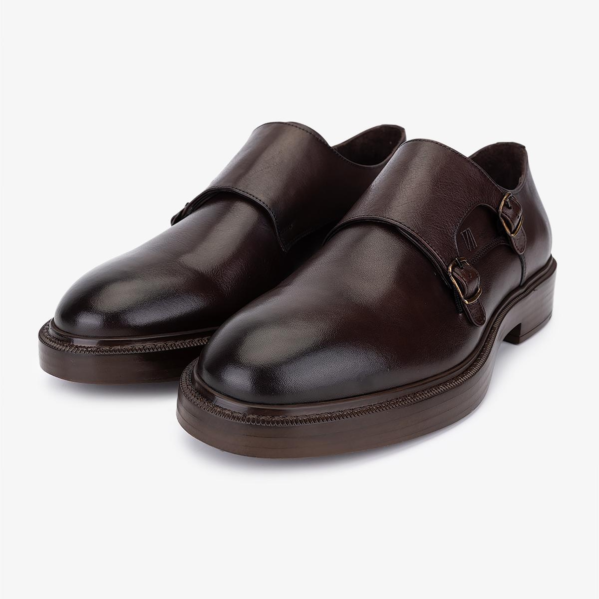 Valmenti Erkek Hakiki Deri Kahverengi Casual Ayakkabı