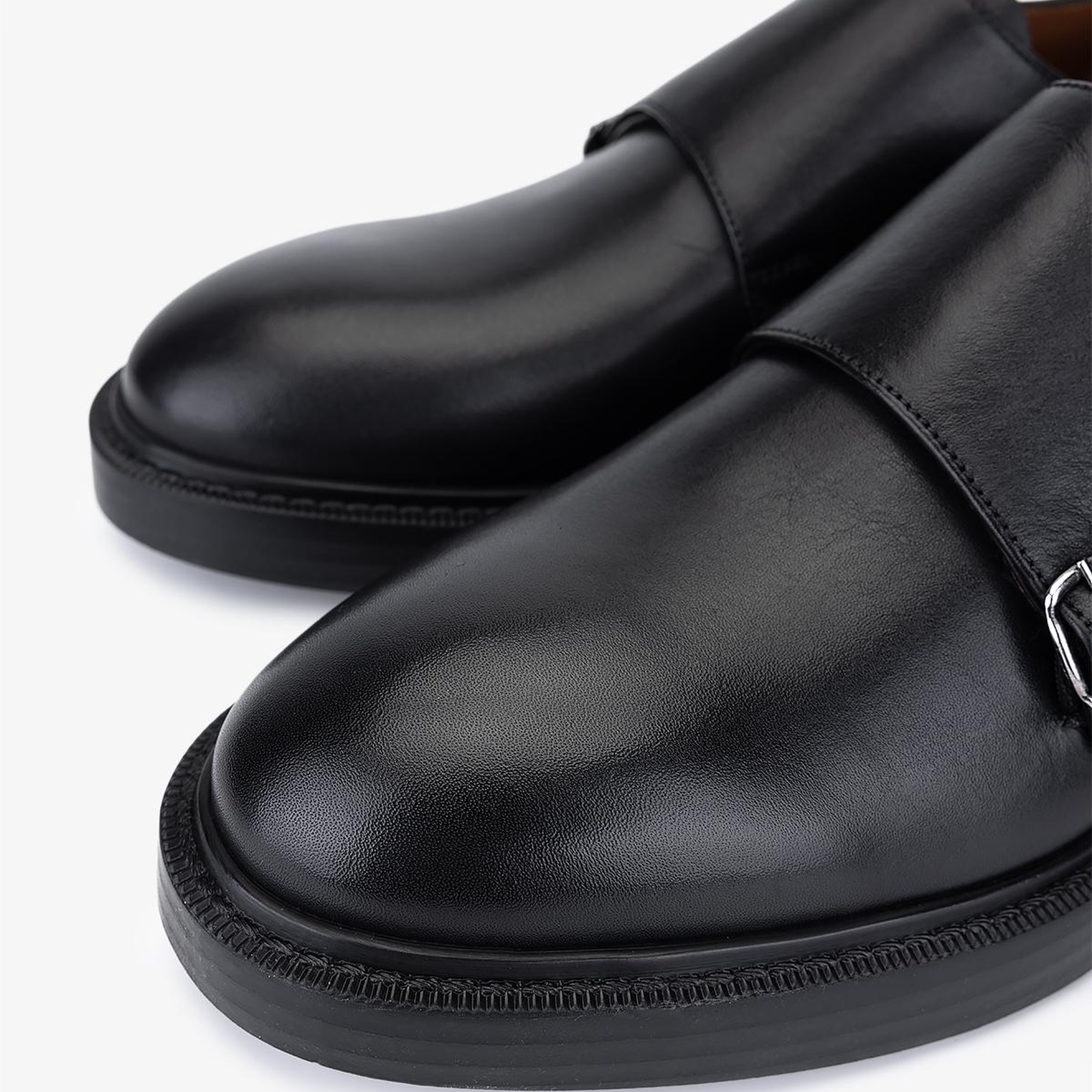 Valmenti Erkek Hakiki Deri Siyah Casual Ayakkabı