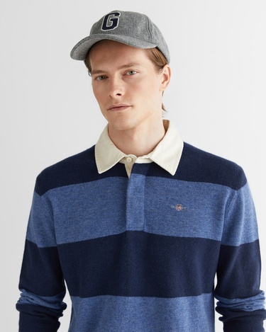  GANT Erkek Lacivert Regular Fit Polo Yaka Triko