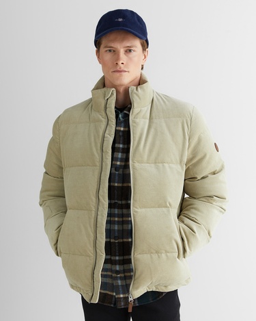  GANT Erkek Bej Regular Fit Fermuarlı Mont