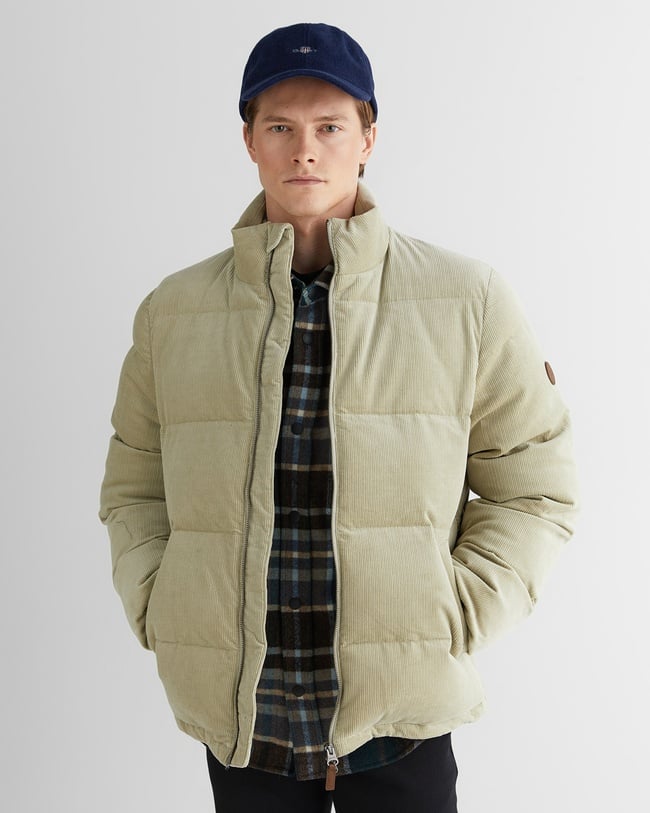  GANT Erkek Bej Regular Fit Fermuarlı Mont