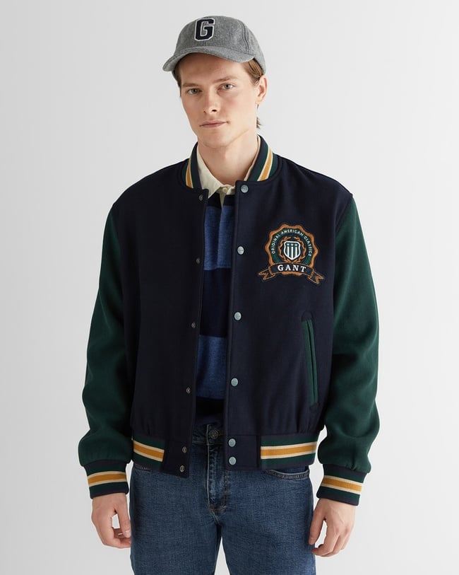  GANT Erkek Lacivert Standart Fit Mont