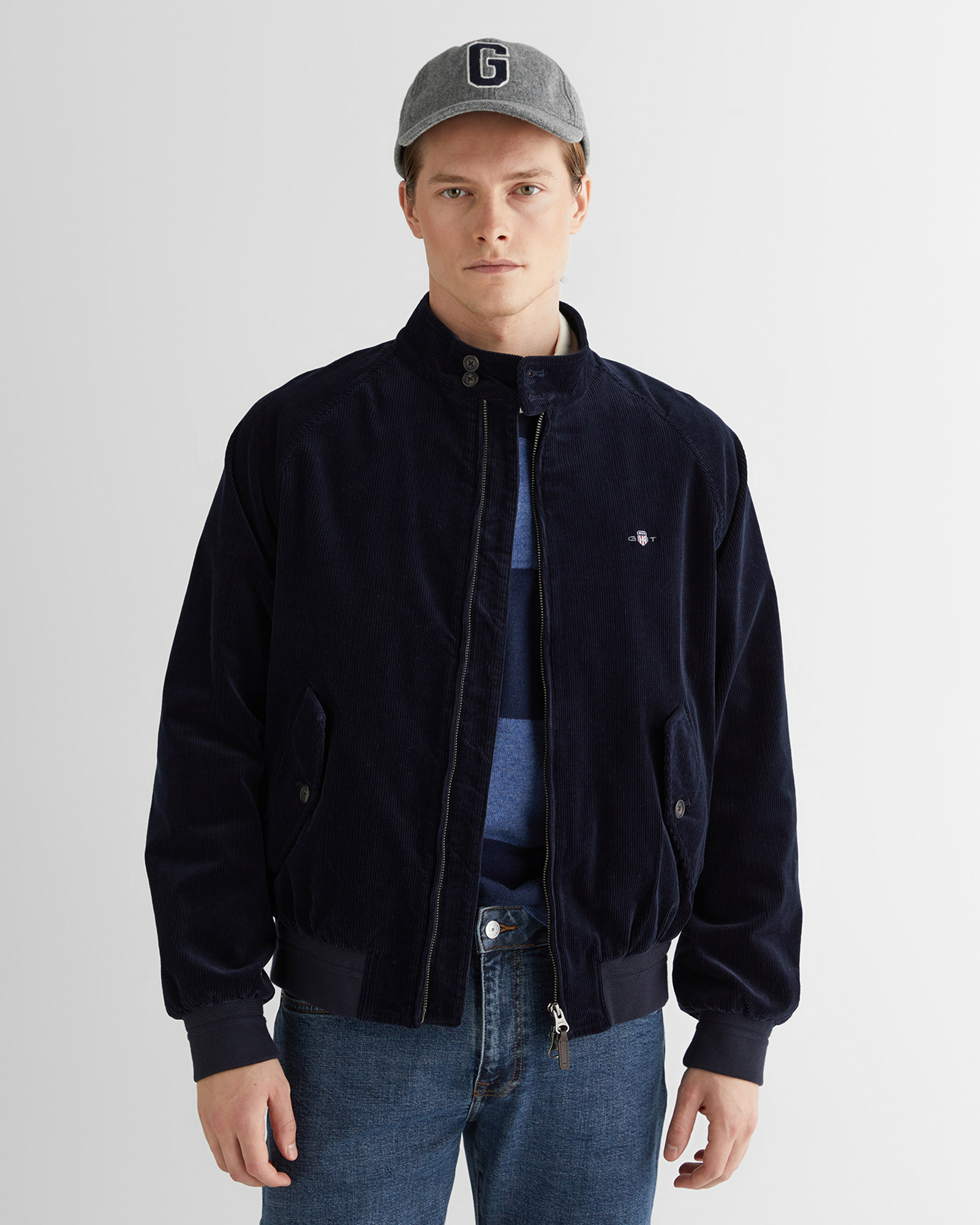  GANT Erkek Lacivert Regular Fit Mont